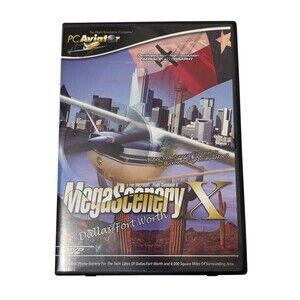 MegaScenery X Dallas/Fort Worth Texas PC DVD Expansion Flight Simulator X FSX
